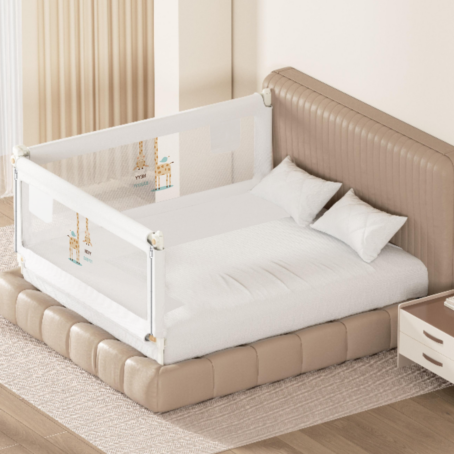 2-Side PREMIUM Bed Rail for New Model