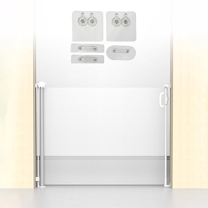 Retractable Safety Gate with Fun Stickers