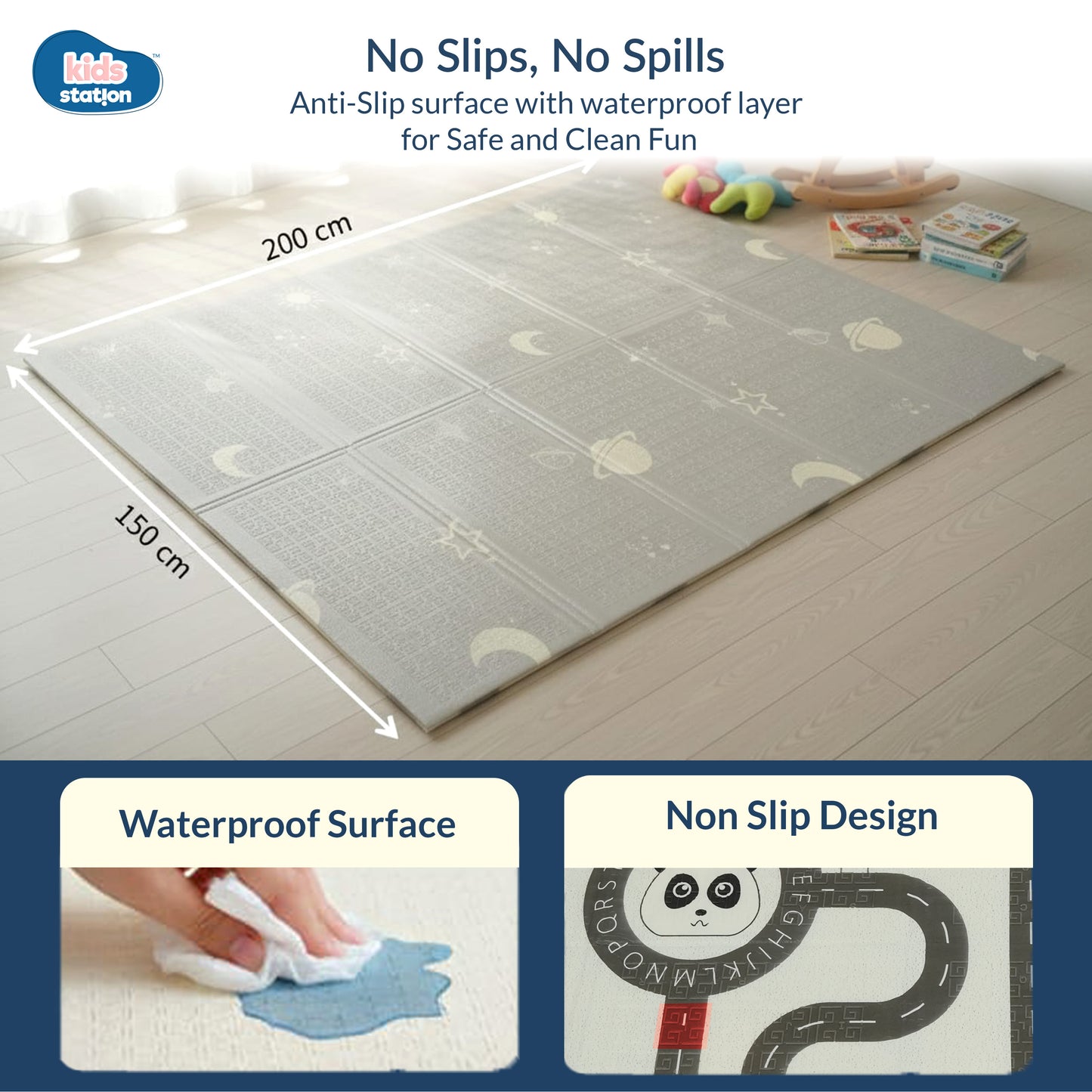 Cozy Baby Play Mats (150cm x 200cm x 1.0cm)