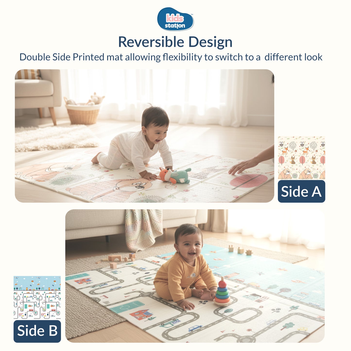 Dream Crawl Baby Play Mats (150cm x 200cm x 0.6cm)