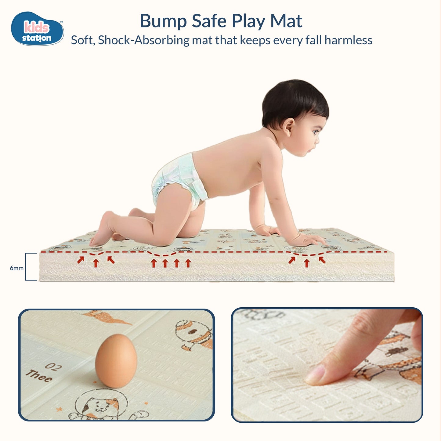 Cozy Baby Play Mats (150cm x 200cm x 1.0cm)