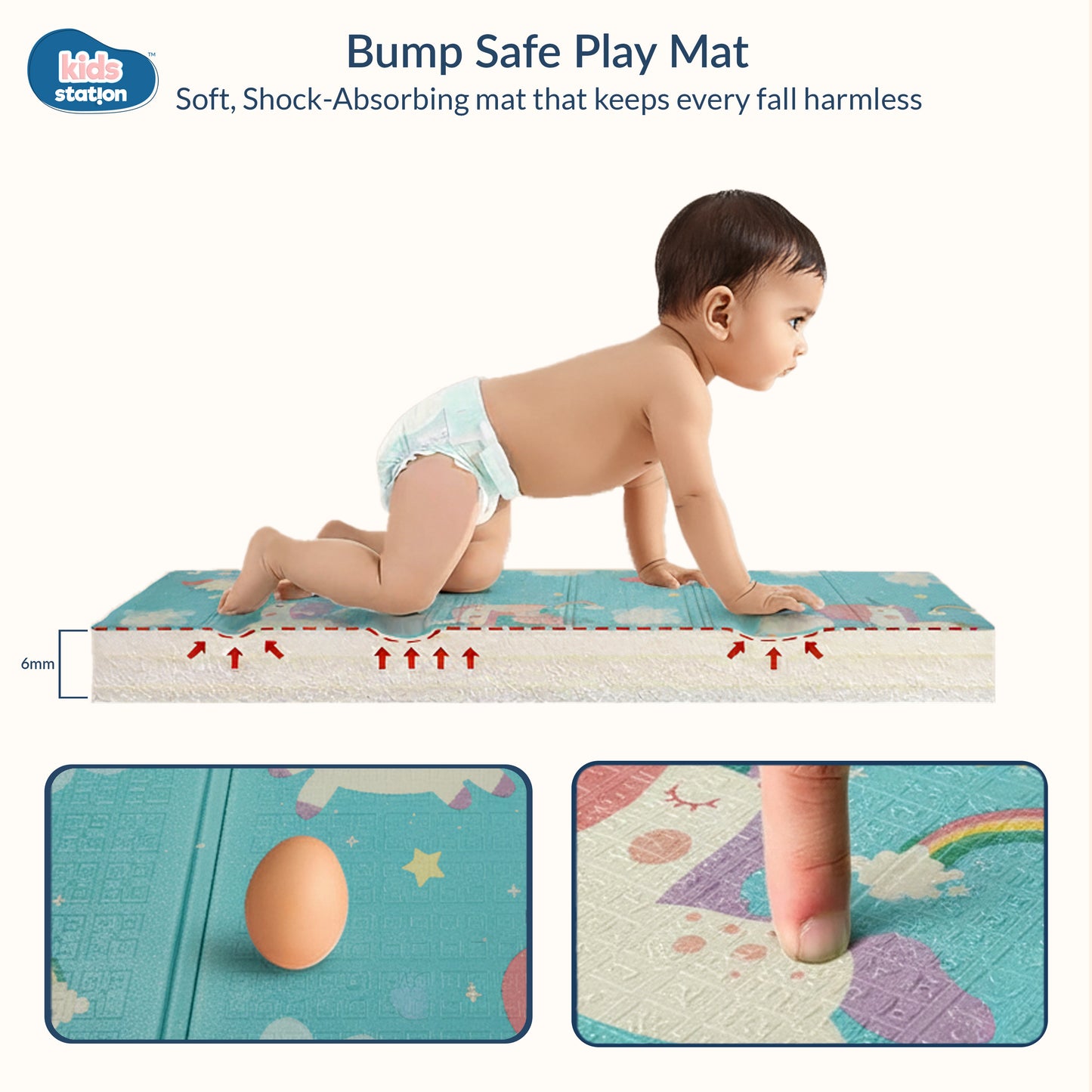 Snuggle Baby Play Mats (150cm x 200cm x 0.8cm)