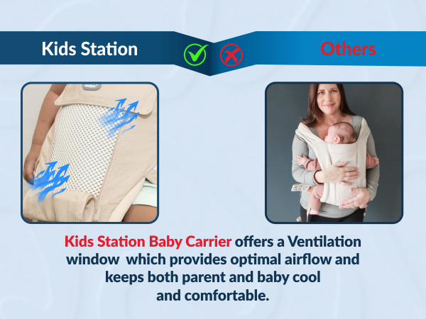 All-in-One Baby Carrier with Hip Seat