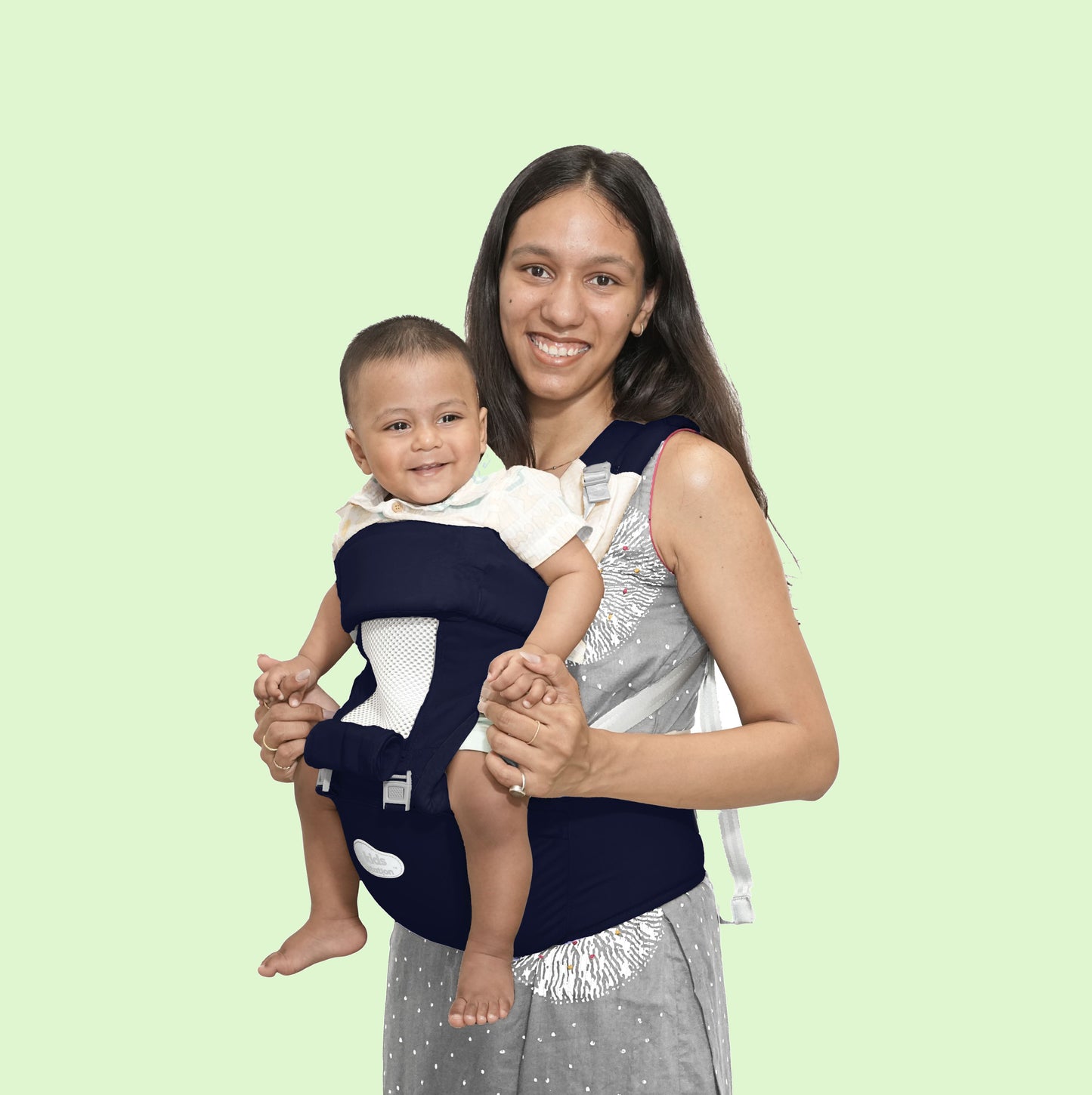 All-in-One Baby Carrier with Hip Seat