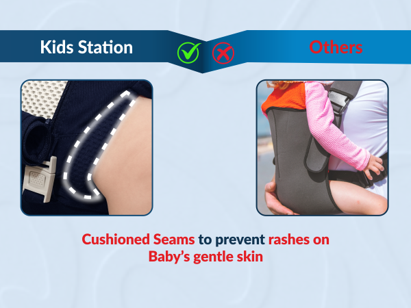 All-in-One Baby Carrier with Hip Seat