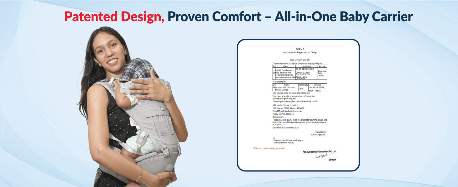 All-in-One Baby Carrier with Hip Seat