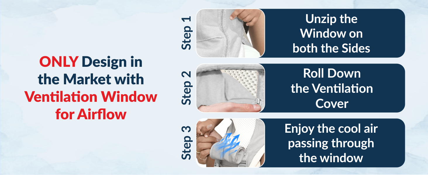 All-in-One Baby Carrier with Hip Seat