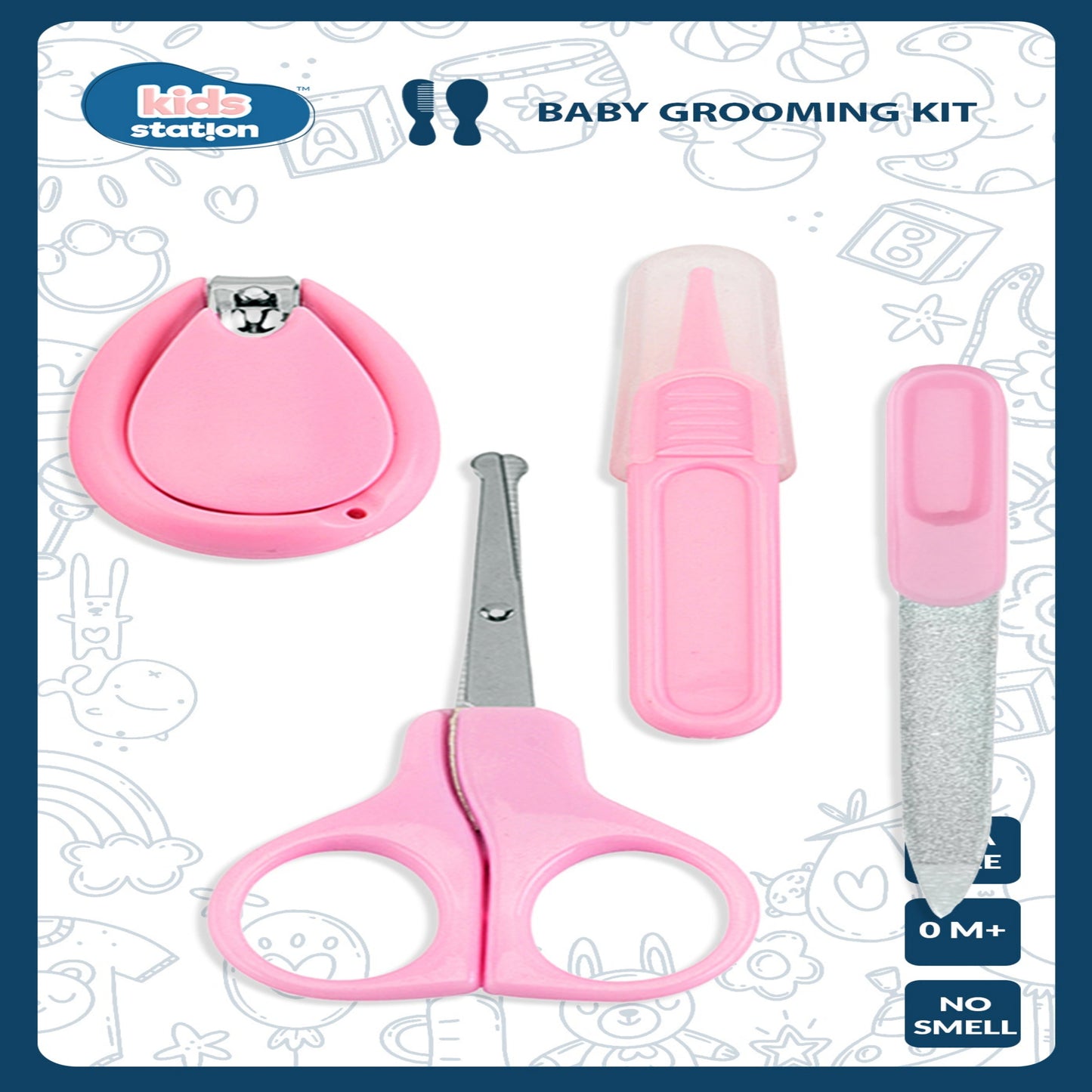 4-in-1 Baby Hygiene Grooming Kit for Baby Care