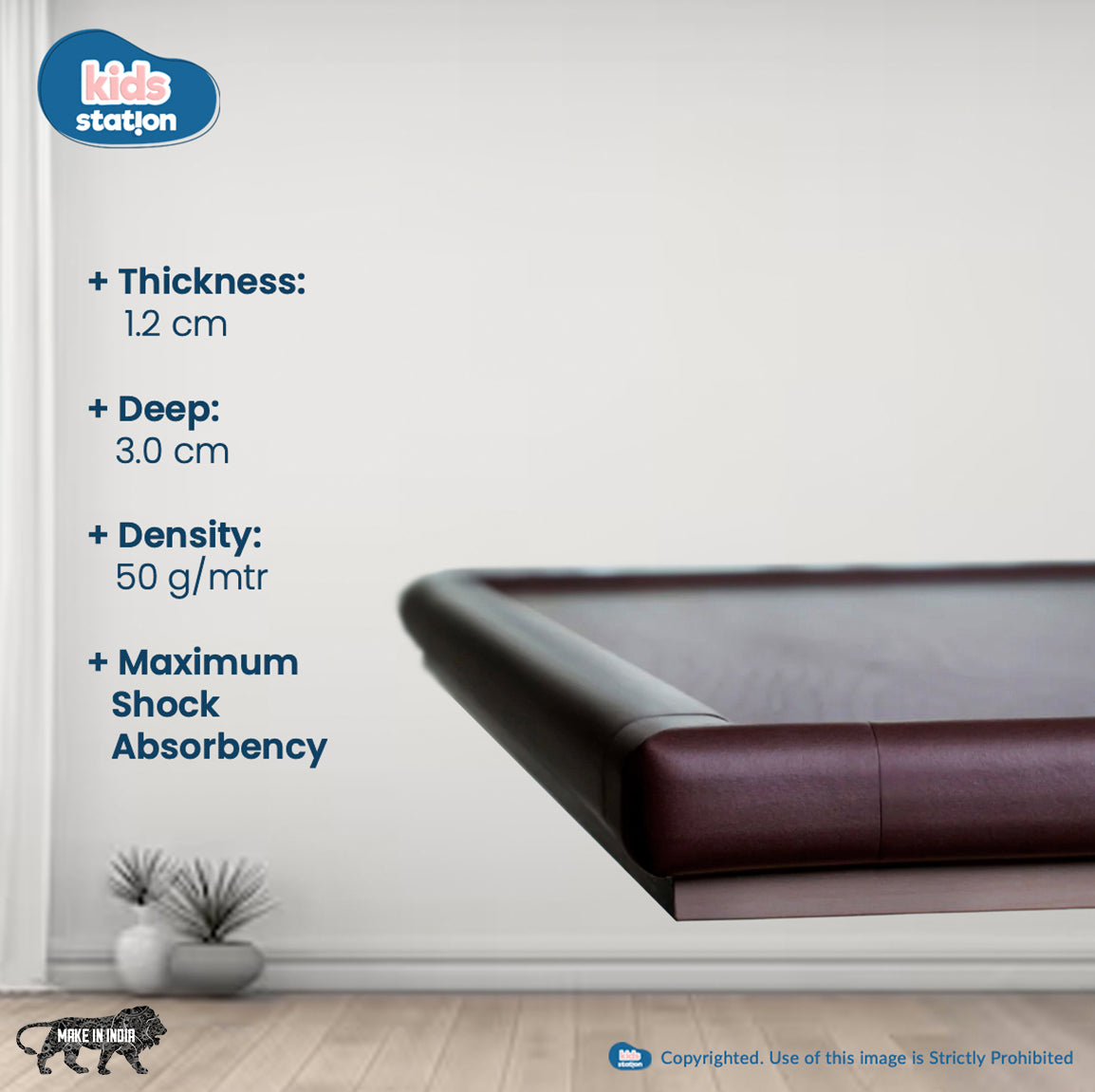 Dense Foam Edge Guard – L-Shape Cushion Strip for Baby Safety