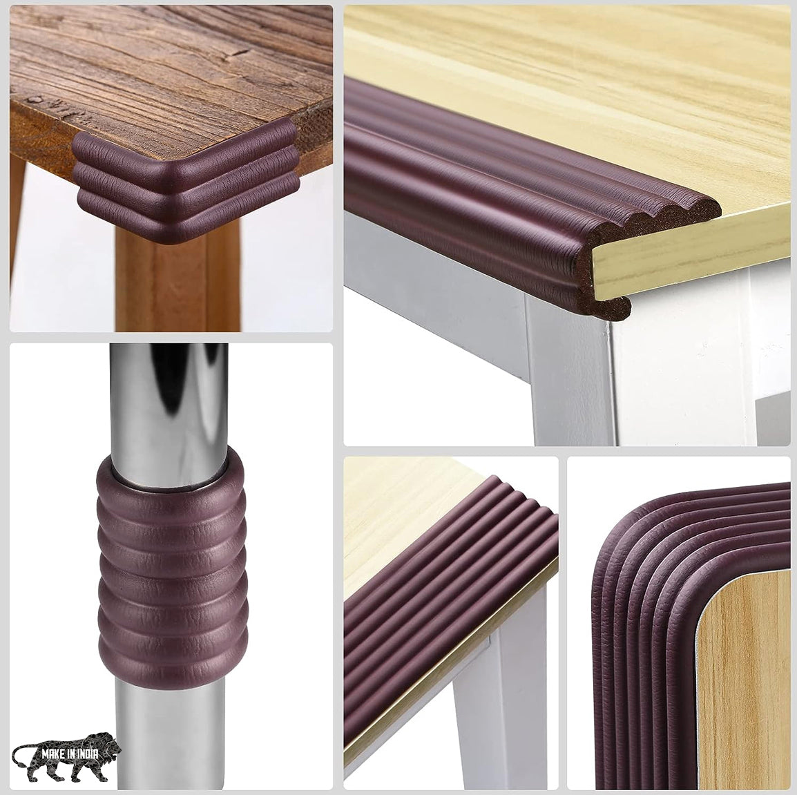 Non-Toxic W Shape Baby Safety Edge Protector for Furniture