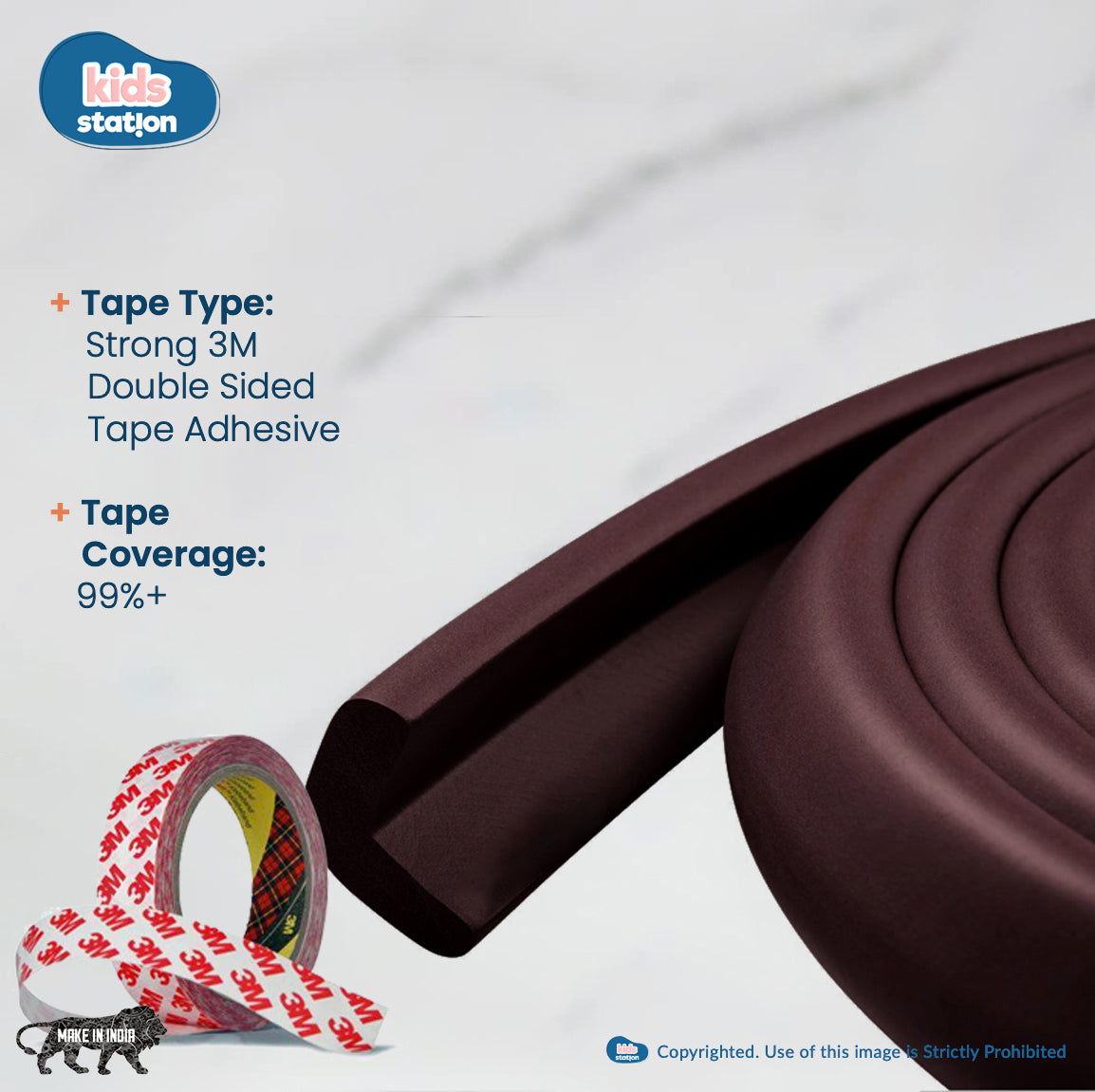 Dense Foam Edge Guard – L-Shape Cushion Strip for Baby Safety