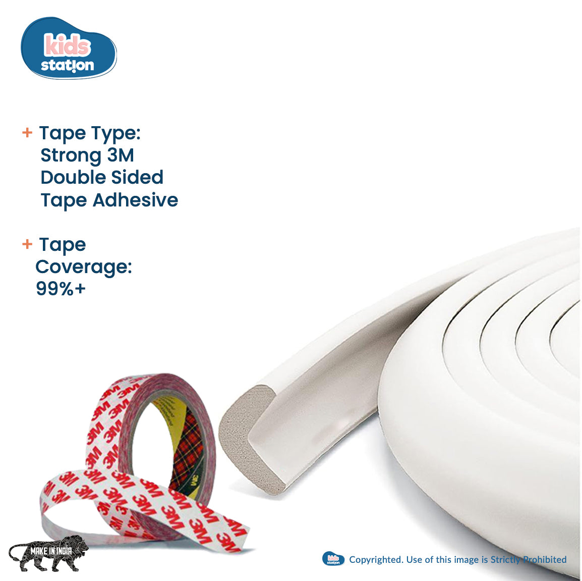 Dense Foam Edge Guard – L-Shape Cushion Strip for Baby Safety