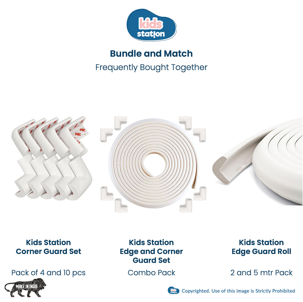 Baby Proofing L- Shape Edge & Corner Protector Set