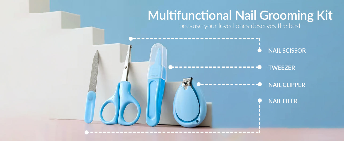 4-in-1 Baby Hygiene Grooming Kit