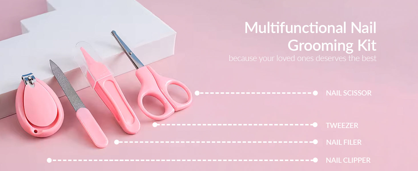 4-in-1 Baby Hygiene Grooming Kit