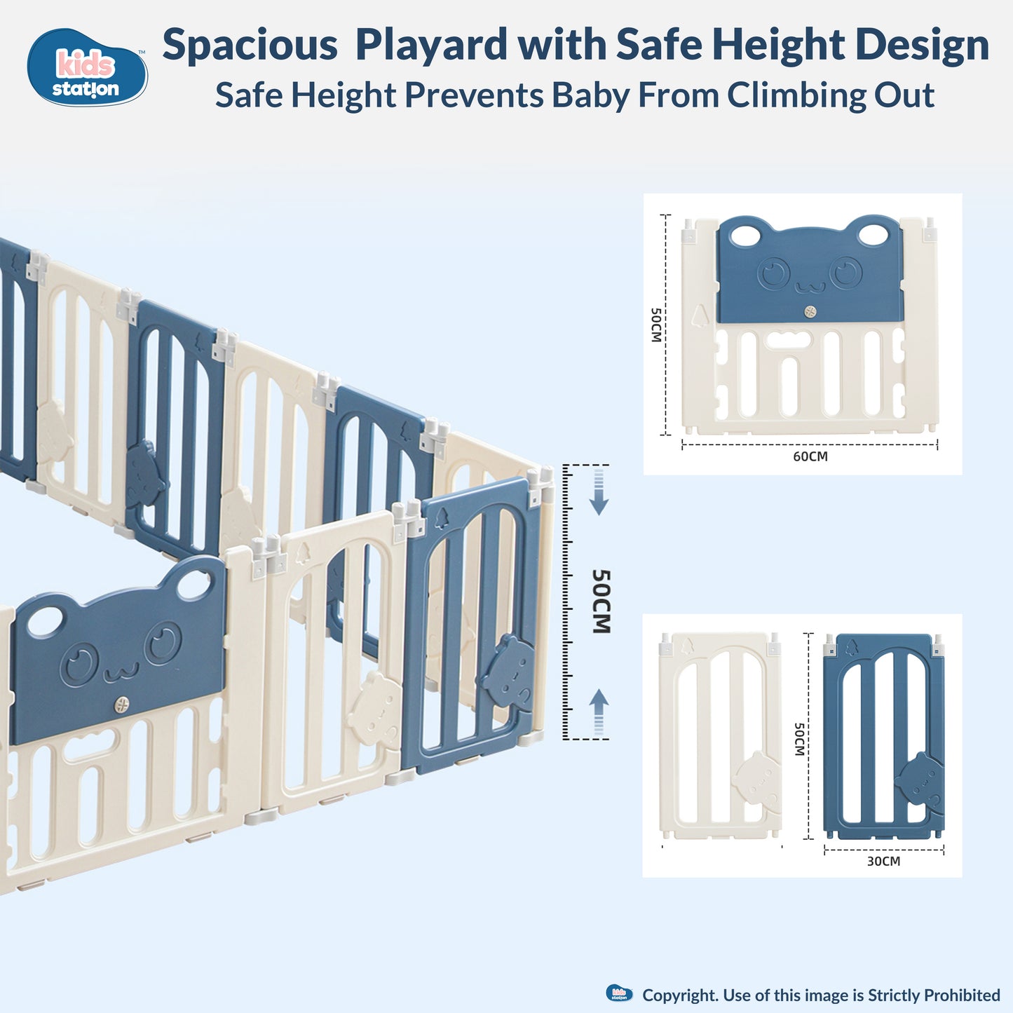 Little Bear Playard with Balls & Play Mat