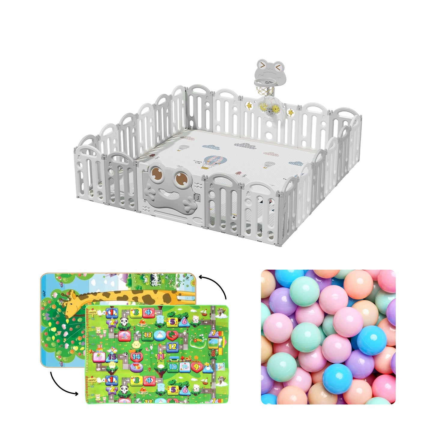Frog Baby Playard – Safe Play Space