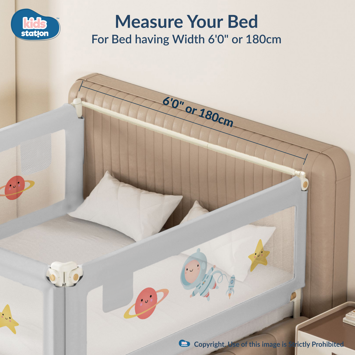4th Side Connecting Rod for New Model of Baby Bed Rail Guard