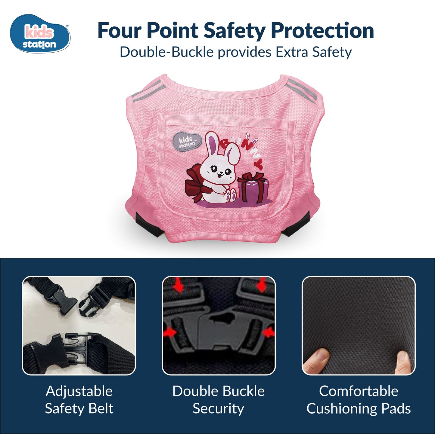 Two-Wheeler Safety Belt for Kids