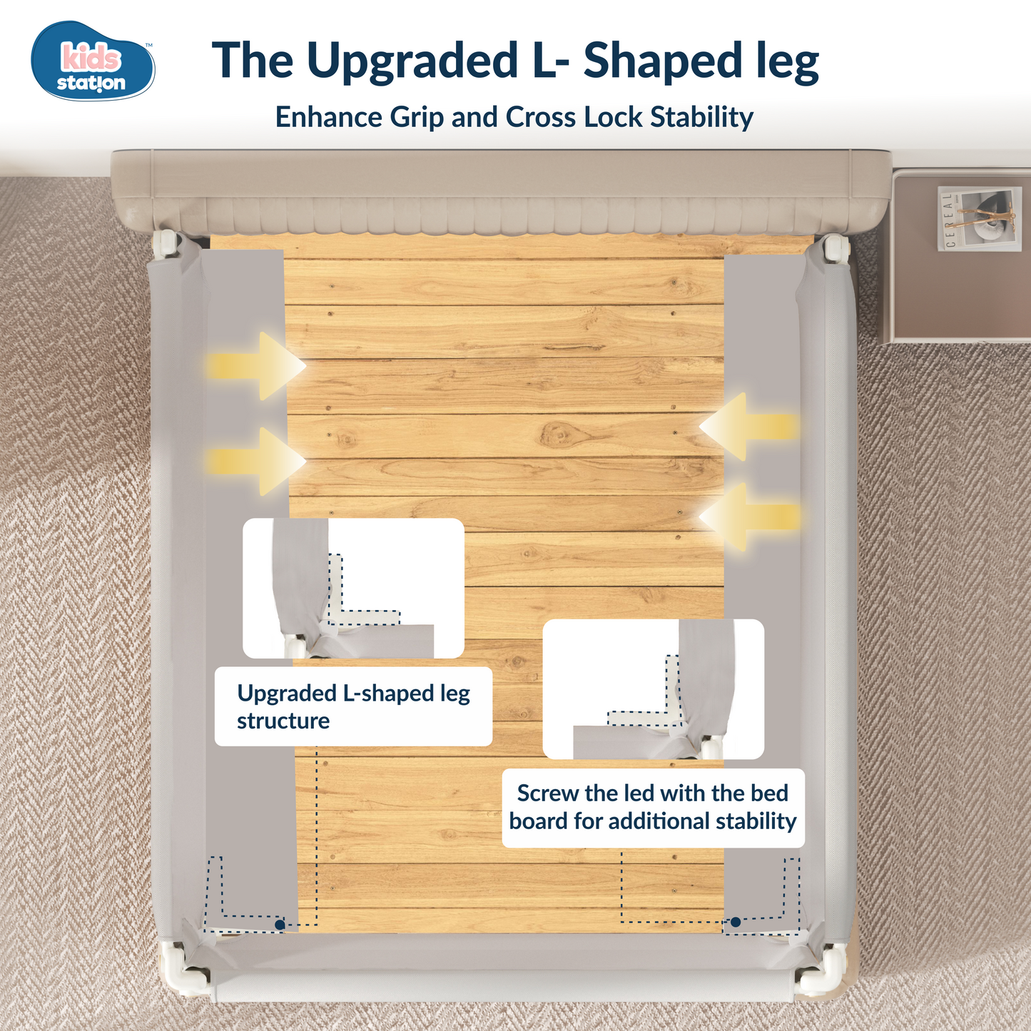 2 - side PREMIUM Bed Rail for New Model