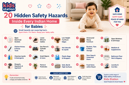 20 Hidden Safety Hazards Inside Every Indian Home for Babies