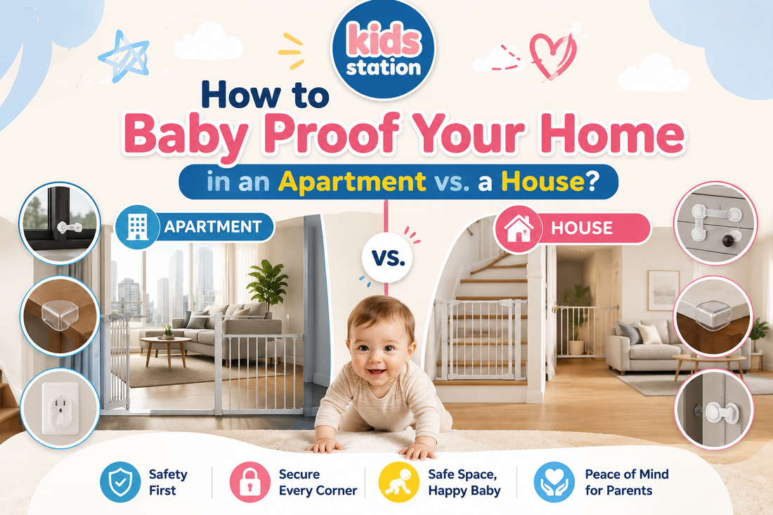 How to Baby Proof Your Home in an Apartment vs. a House?