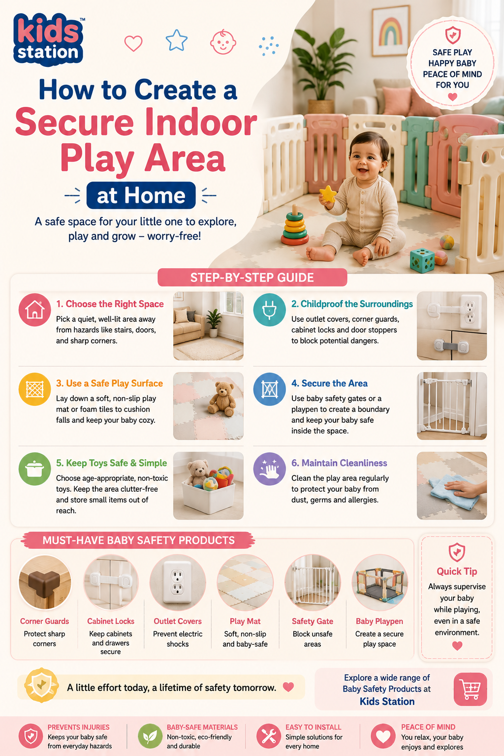 How to Create a Secure Indoor Play Area at Home