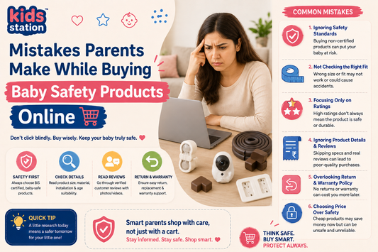 Mistakes Parents Make While Buying Baby Safety Products Online