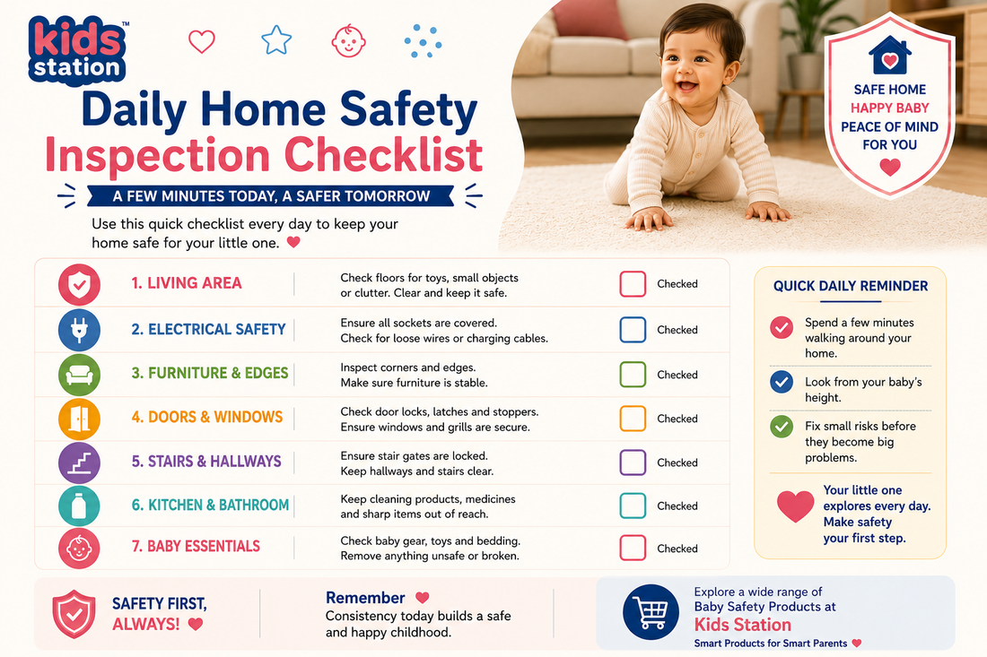 Daily Home Safety Inspection Checklist for Parents