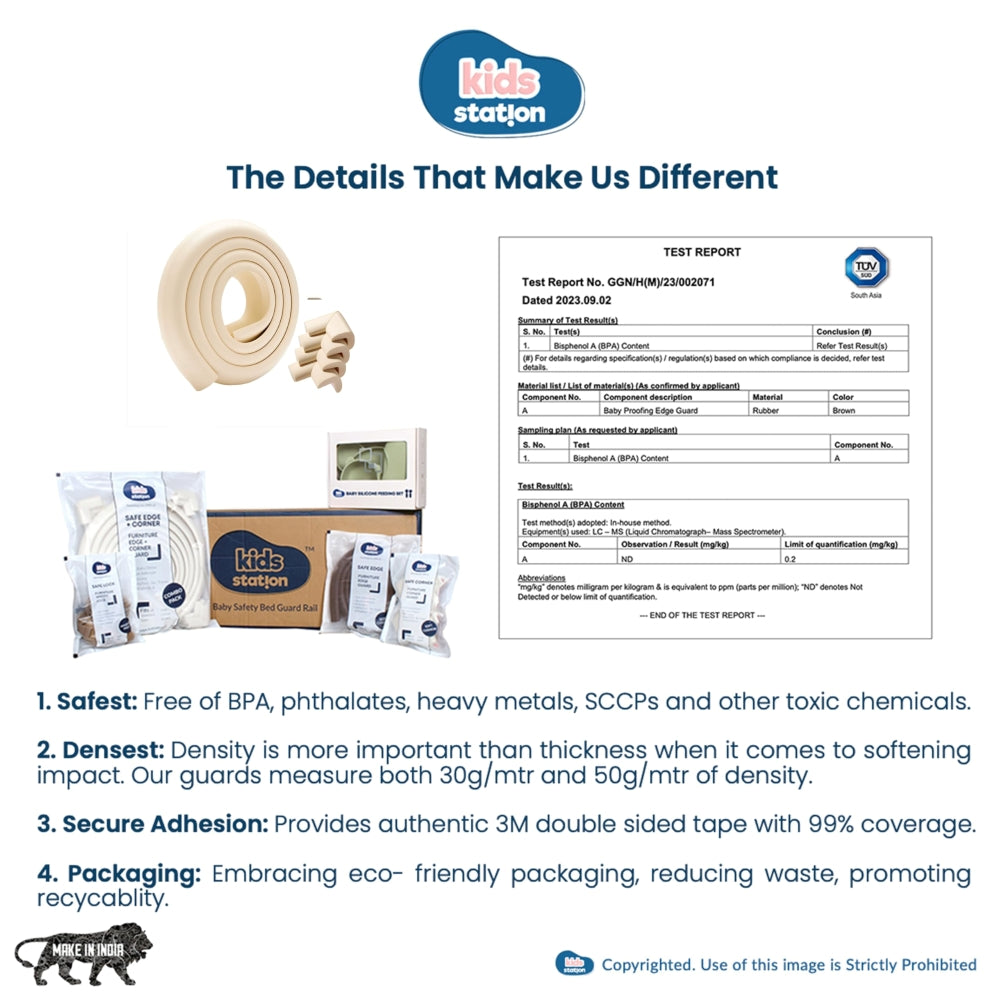 Baby Proofing L- Shape Edge & Corner Protector Set