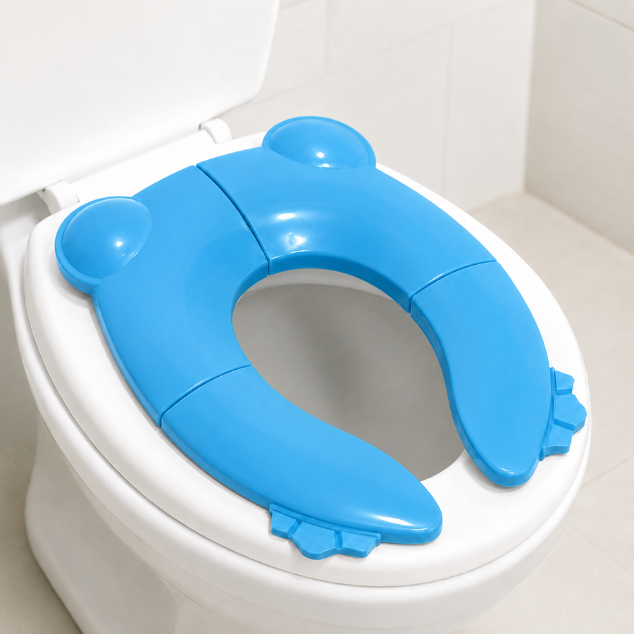 Foldable Frog-Shaped Potty Seat for Babies
