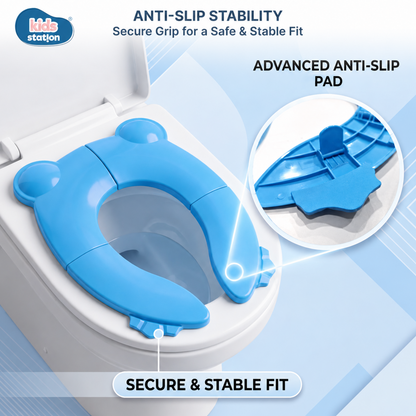 Foldable Frog-Shaped Potty Seat for Babies