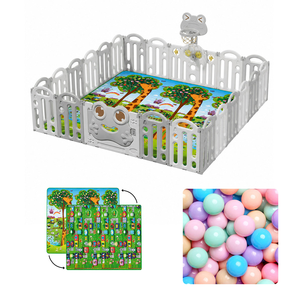 Frog Baby Playard – Safe Play Space