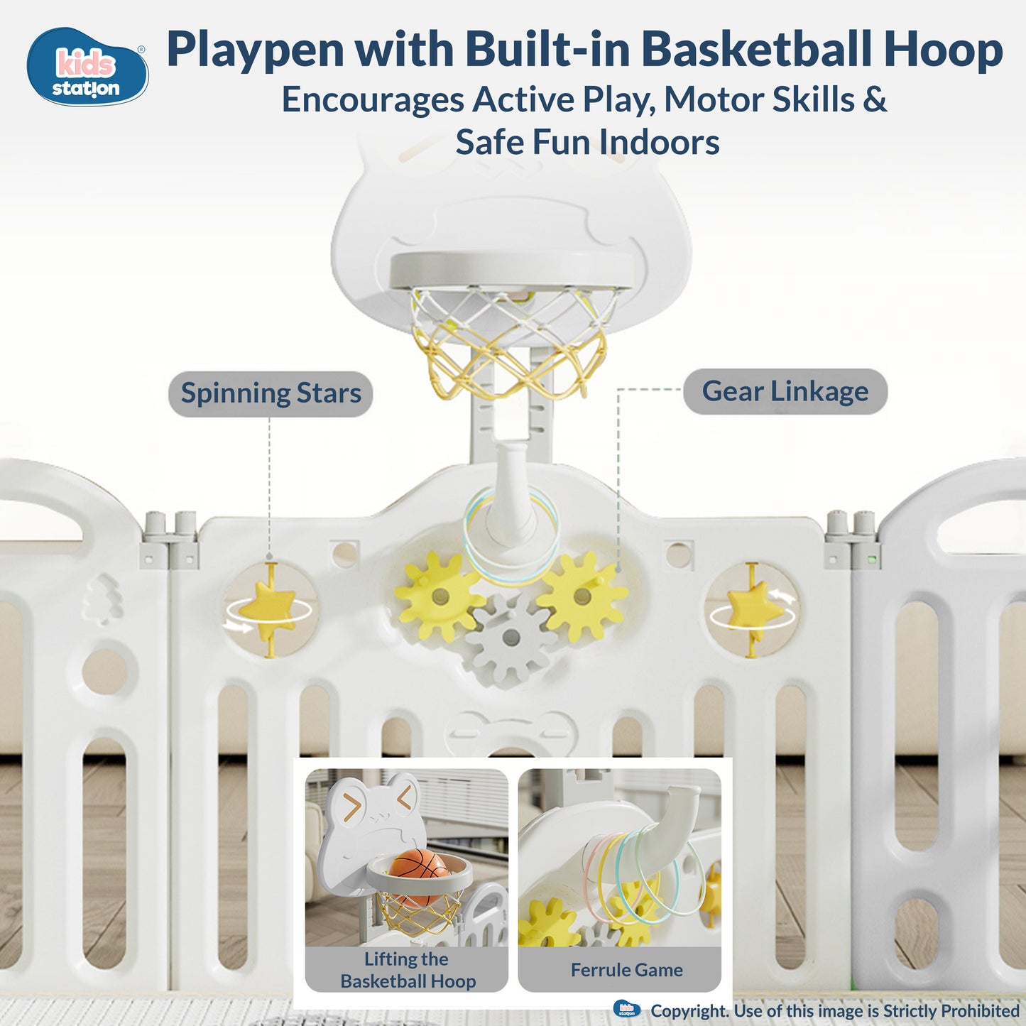 Frog Baby Playard – Safe Play Space