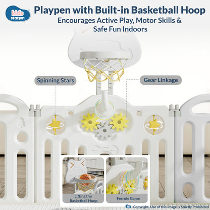 Frog Baby Playard – Safe Play Space