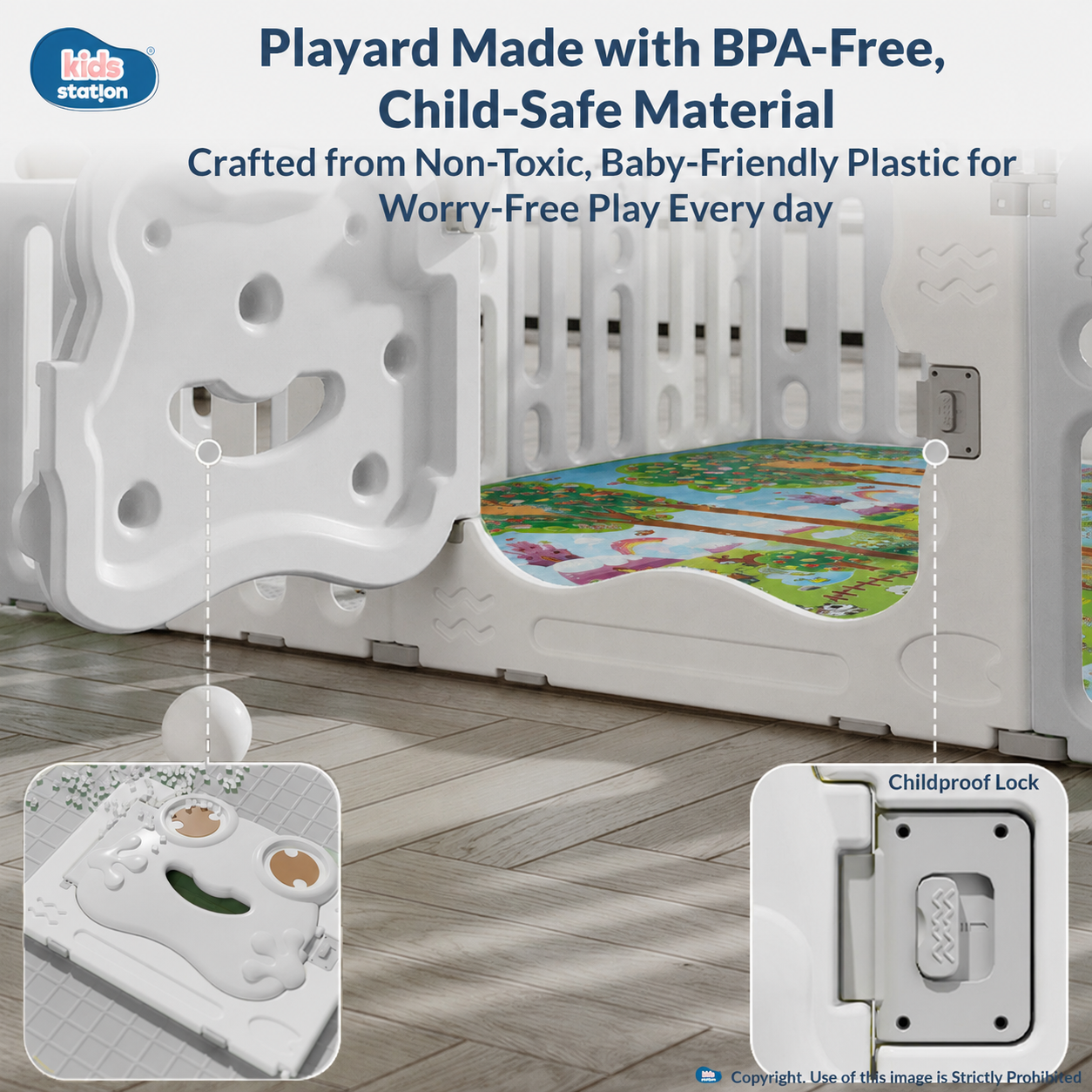 Frog Baby Playard – Safe Play Space