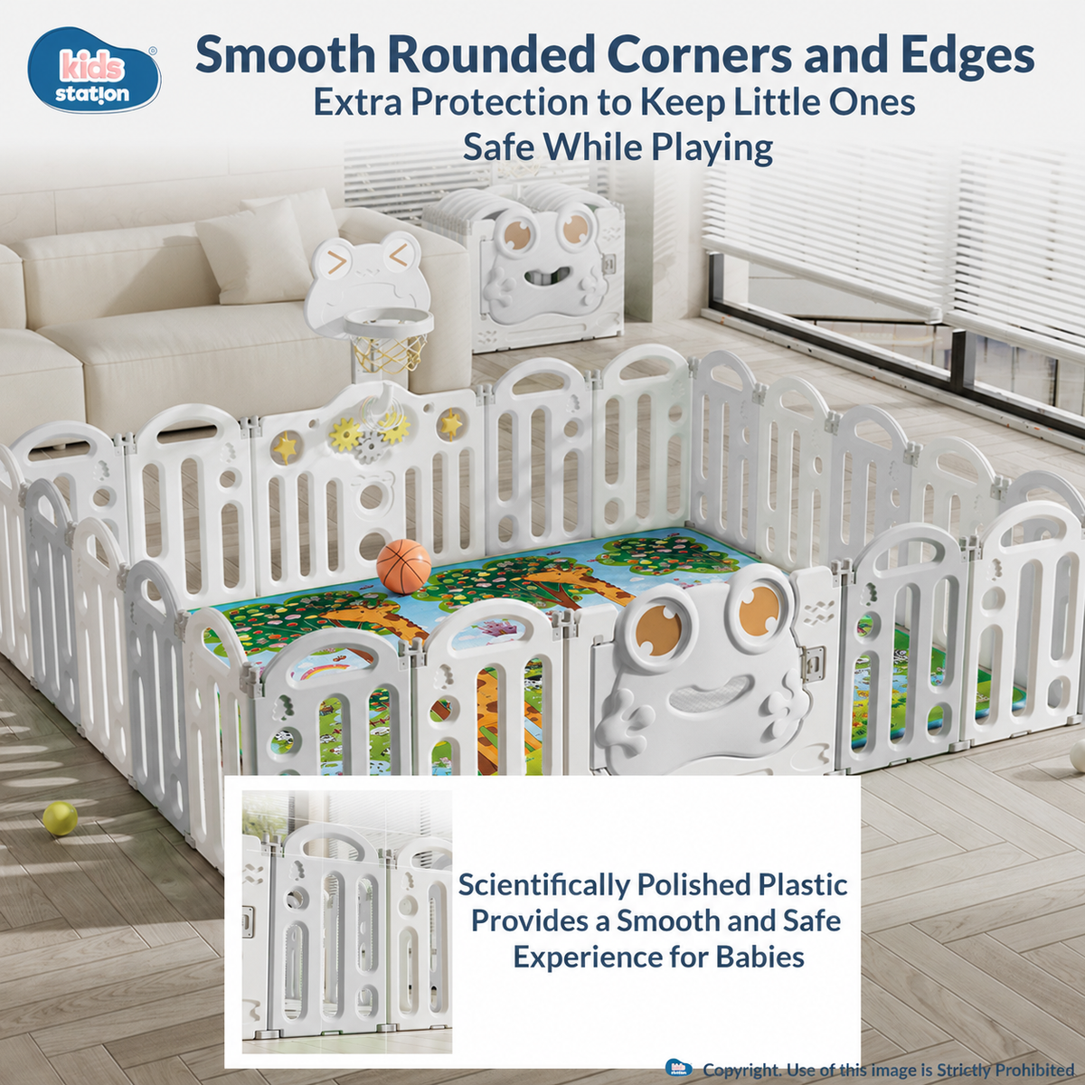 Frog Baby Playard – Safe Play Space
