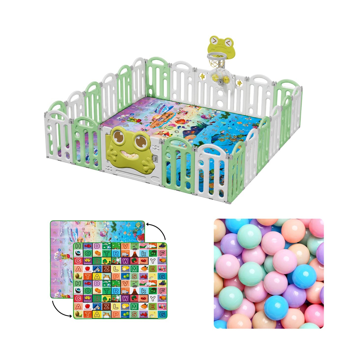 Frog Baby Playard – Safe Play Space