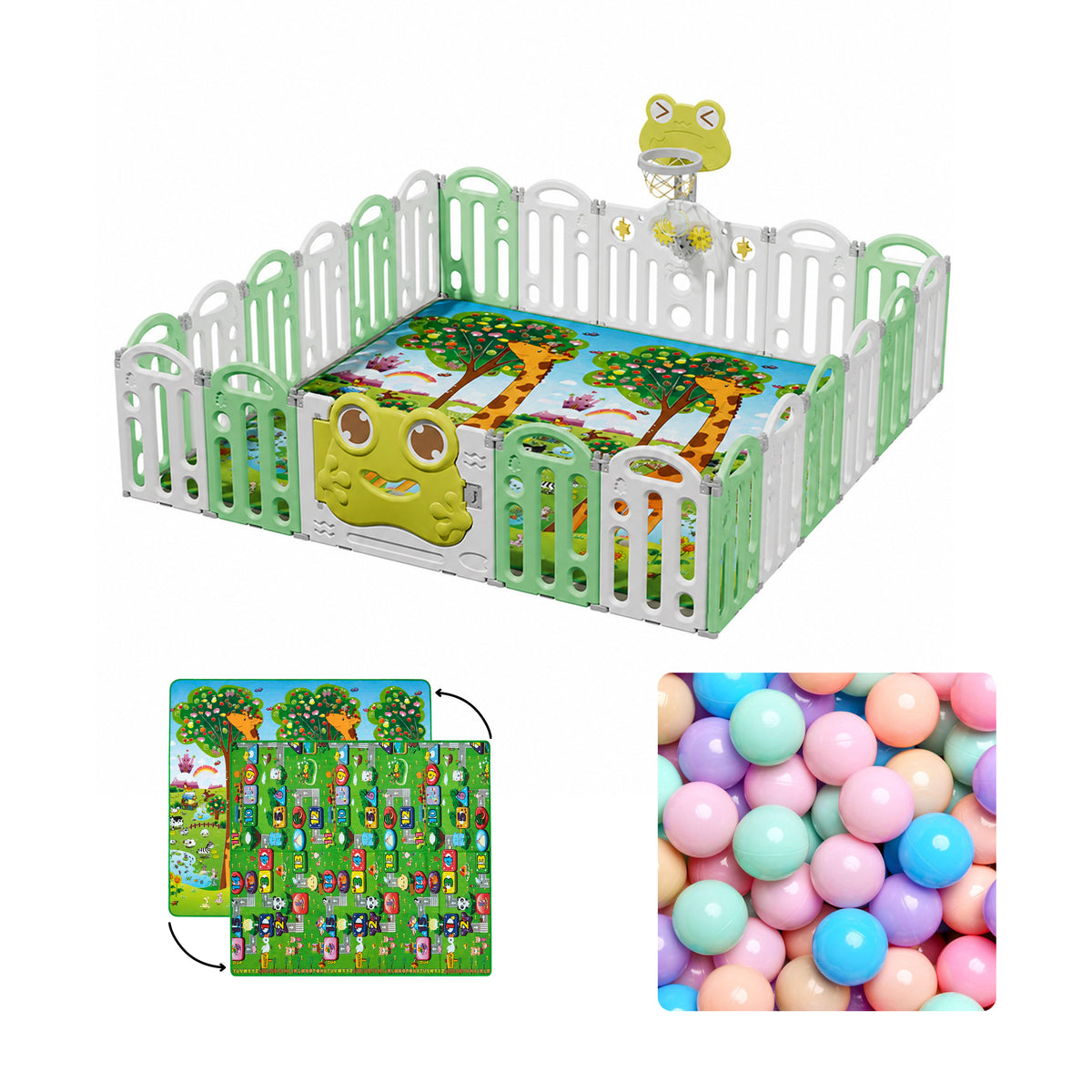 Frog Baby Playard – Safe Play Space
