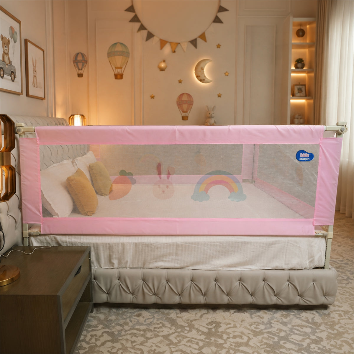 1-Side Foldable New Model Baby Bed Rail Guard