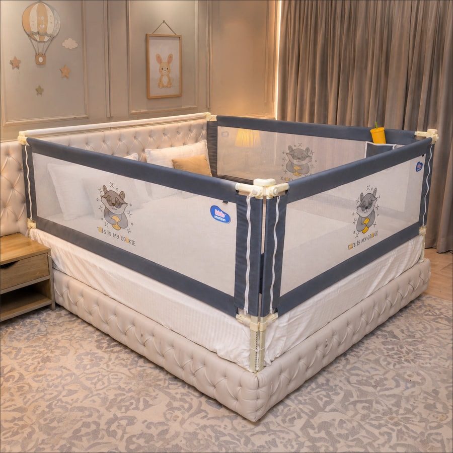 3-Side PREMIUM Baby Bed Rail Guard for New Model