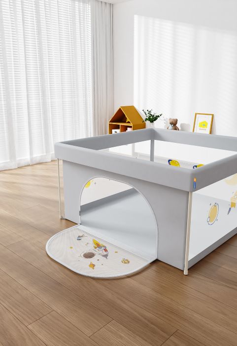 Baby Foldable Playpen with Fun Prints