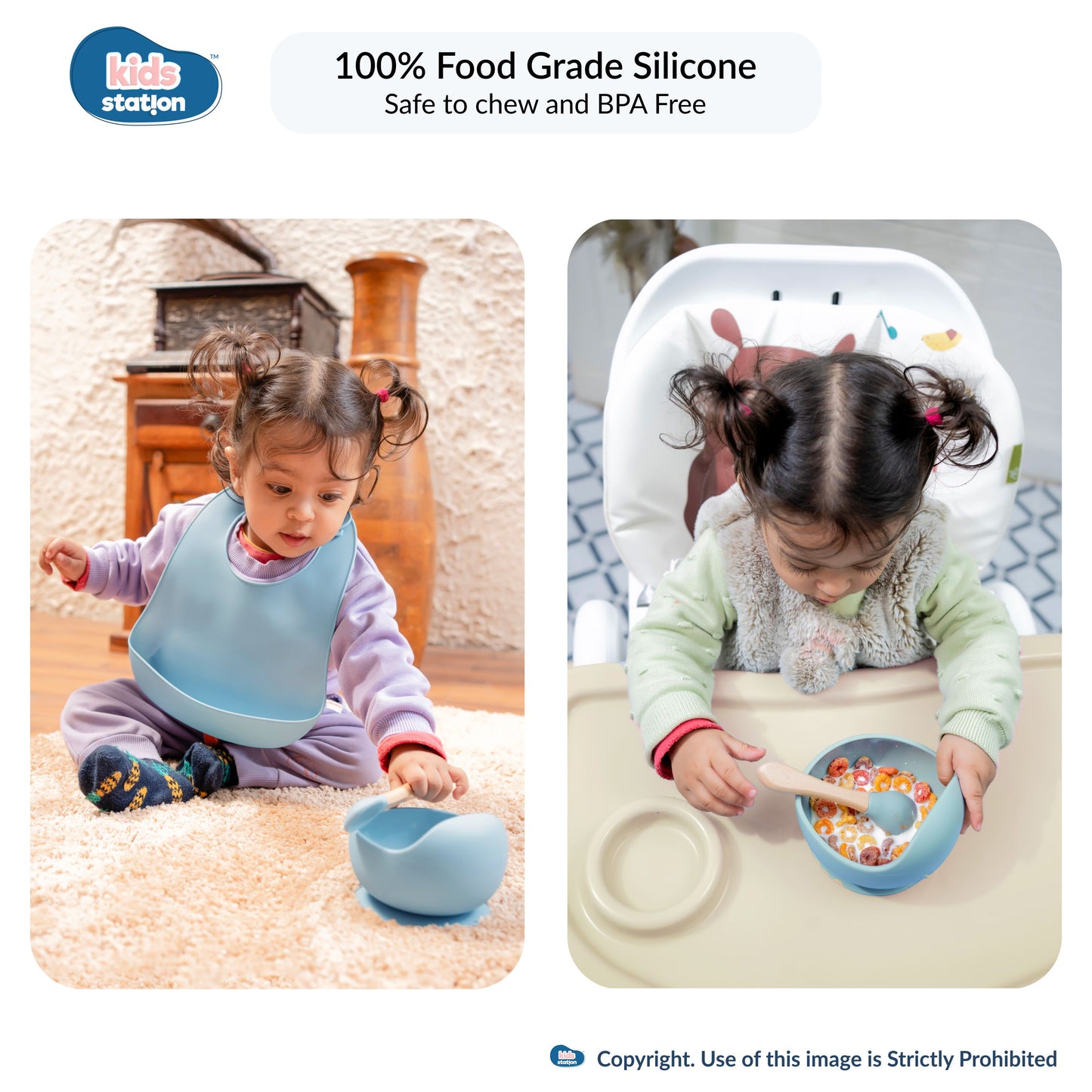 3-Piece Mess-Free Baby Feeding Essentials