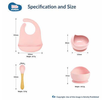 3-Piece Mess-Free Baby Feeding Essentials
