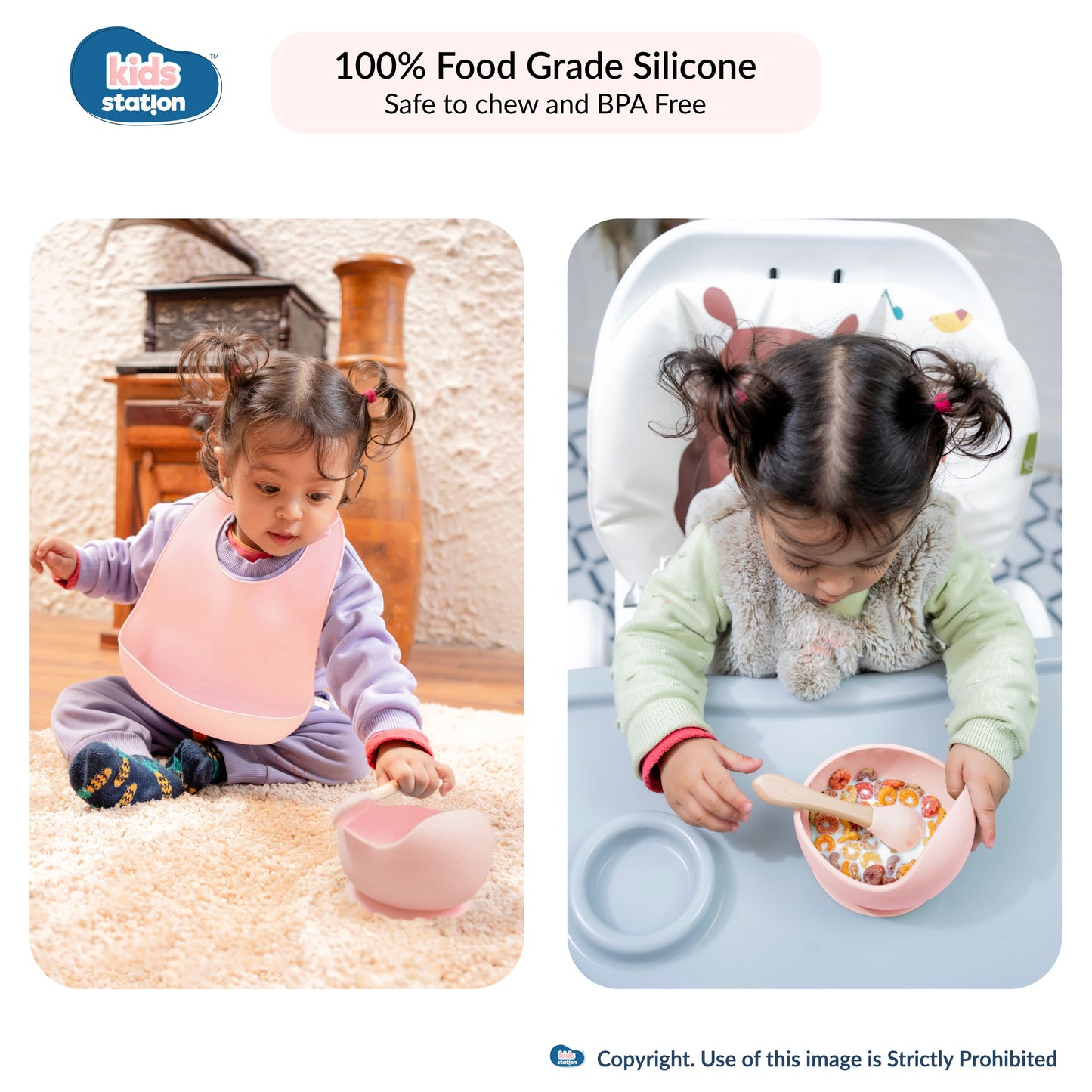 3-Piece Mess-Free Baby Feeding Essentials