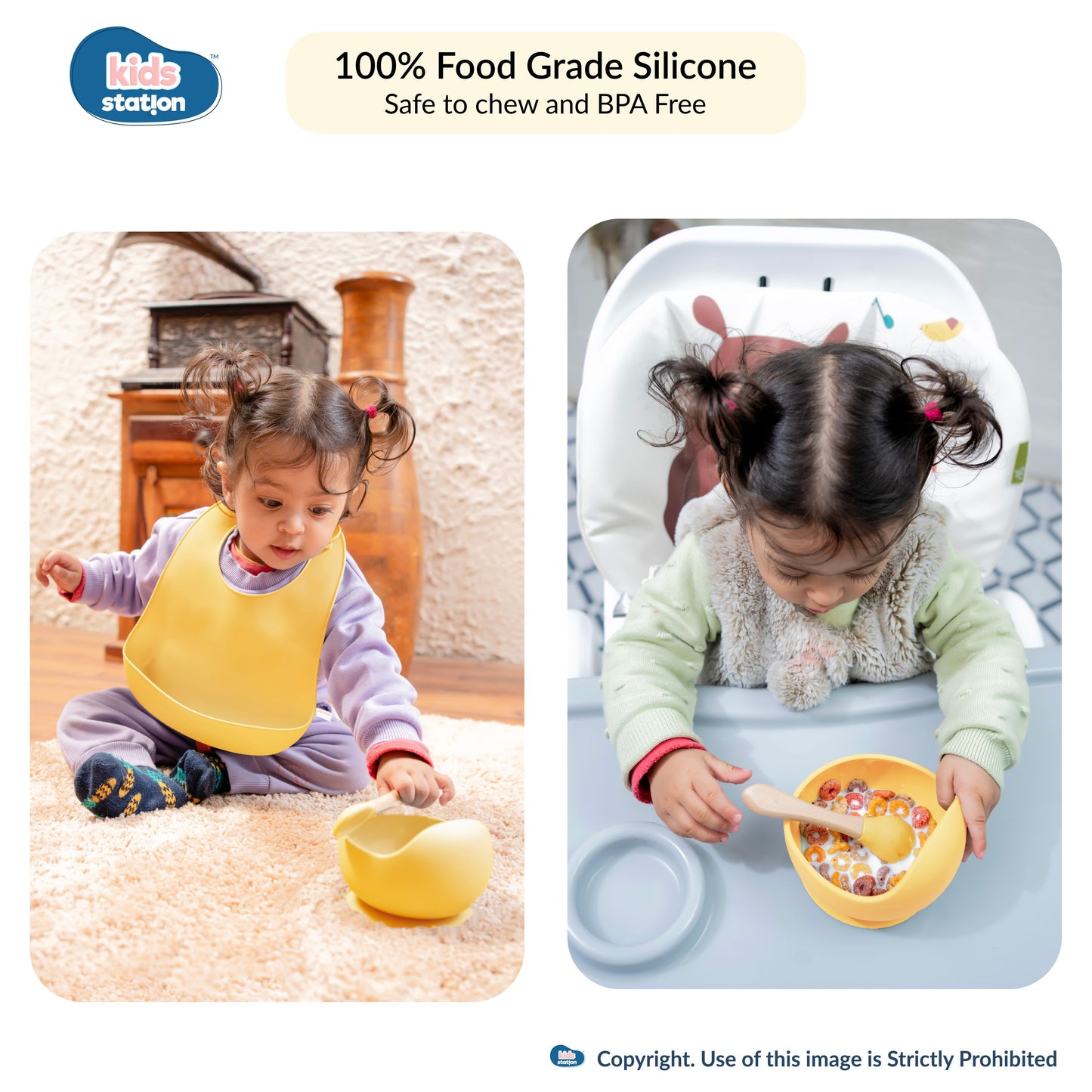 3-Piece Mess-Free Baby Feeding Essentials