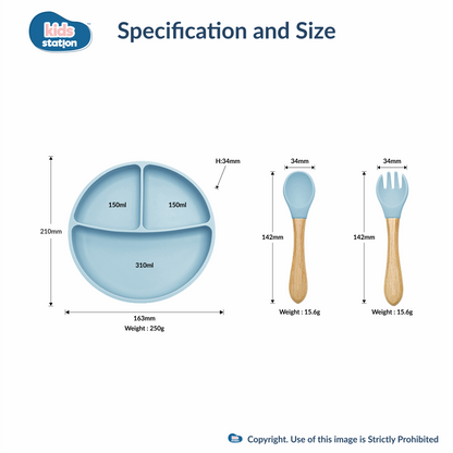 Little Bites Feeding Set in One Adorable Combo