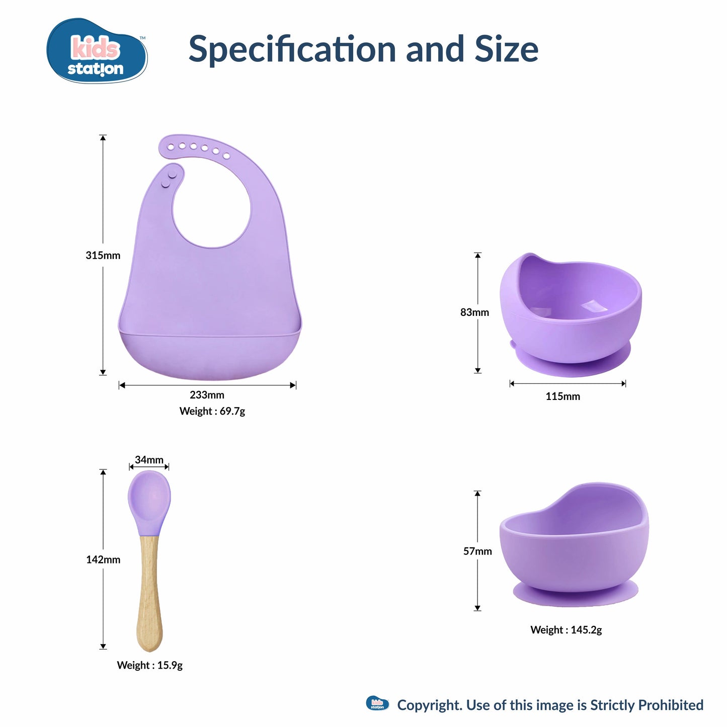 3-Piece Mess-Free Baby Feeding Essentials