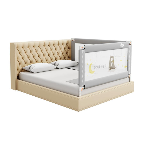 Kids Station Baby Bed Rail Guard – Old Model (2 Side Protection Frame)