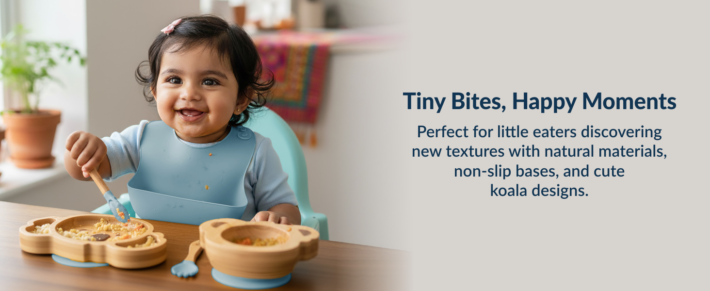 Cute Koala Mealtime Magic Feeding Set